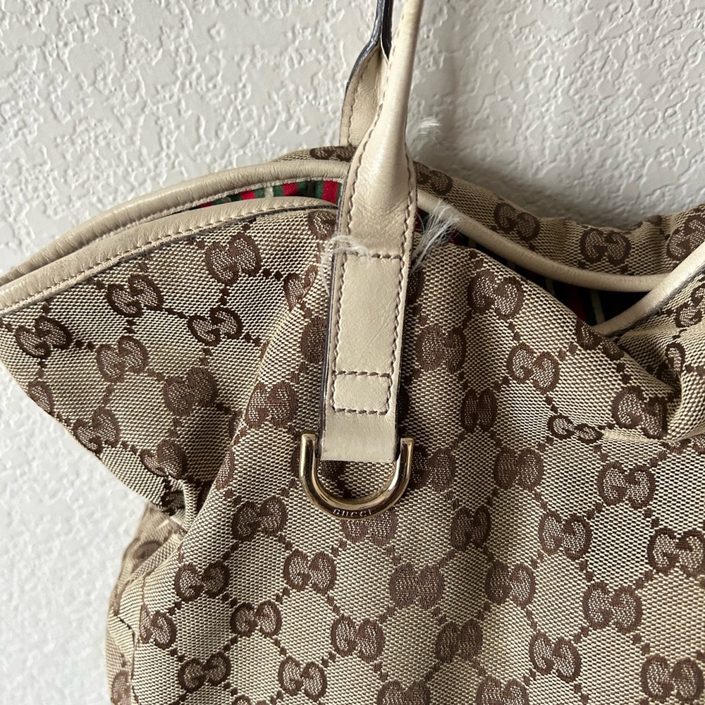 Gucci monogram mini shoulder tote bag - Picture 3 of 6